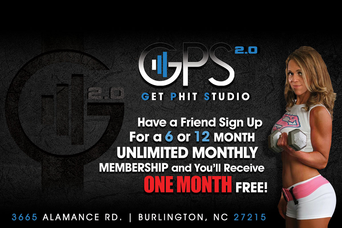 Have a friend sign up for a 6 or 12 month unlimited monthly membership and you'll receive one month free!